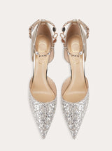 Sparkling Thin-heeled Pearl Crystal Shoes