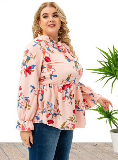 Women's Long Sleeve Printed Top