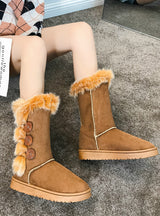 Large-size Cotton Shoes Export Thickened Warm Suede