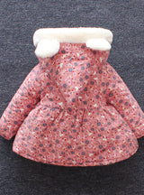 Velvet Padded Cotton-Padded Jacket For Children