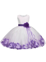 Baby Flower Girl Wedding Dress Fluffy Ball Gown 