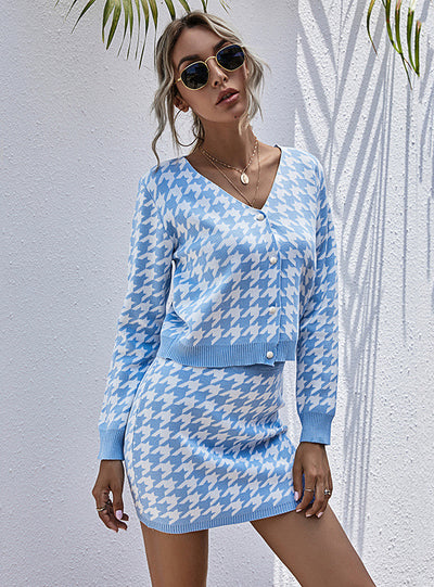 Two-piece Turtleneck Sweater Set