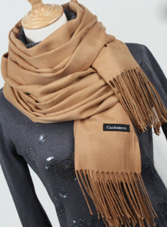 Cashmere Scarves Tassel Lady Thick Warm Scarf 