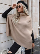 Collar Shawl Pullover Knitted Sweater