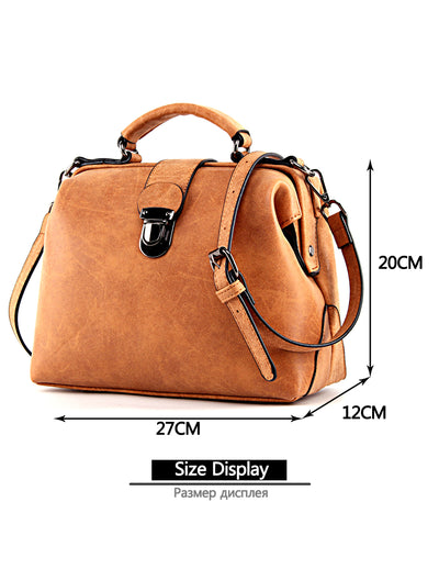 Women's Bag Shoulder Female Luxury Matte Leather 