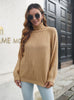 Loose High Collar Long Sleeves Sweater