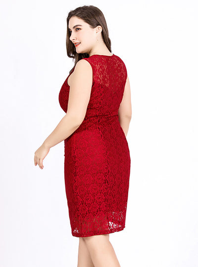 Sleeveless Crochet Hollow Sexy Dress