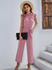 Women's Flying Sleeve Casual Jumpsuit