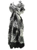 Warm Winter Scarves Women Block Knitted 