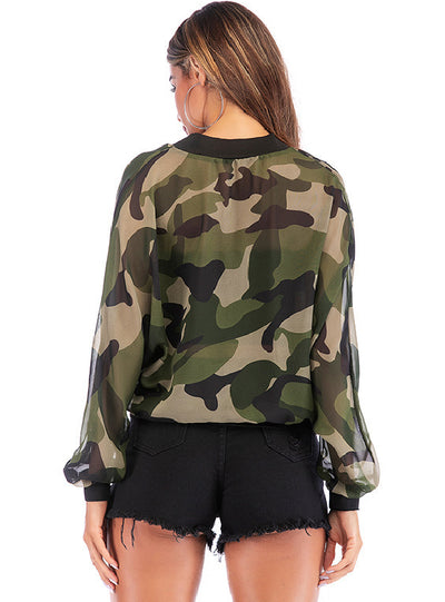 Joker Camouflage Collar Sunscreen Jacket