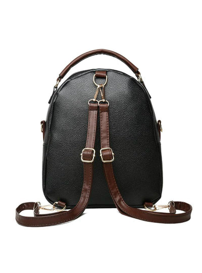 Leather Backpack mochila Women Big Zipper Backpack