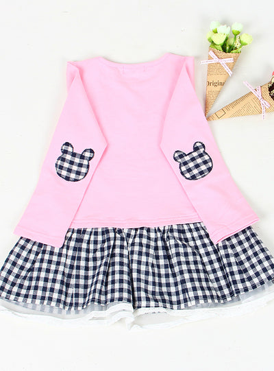 Rabbit Appliques Design for Girls Dresses