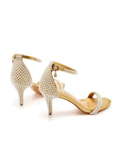 Thin-heeled Sandals and Pearl Wedding Shoes