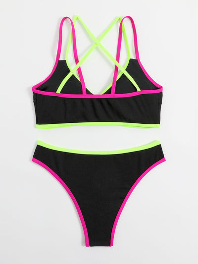 Sexy Color Matching Swimsuit