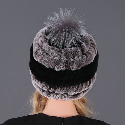 Fur Warm Wool Ball Hat Wool Hat