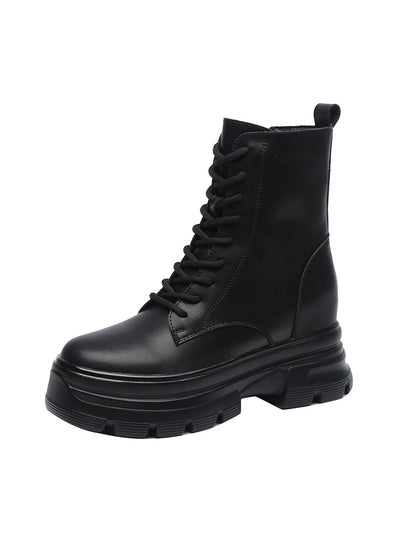 Skinny Increased Inside Thick-soled Sponge Cake Boots