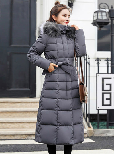  Women Winter Jacket Cotton Padded Warm Thicken