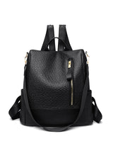 Pu Soft Leather Lady's Outdoor Backpack