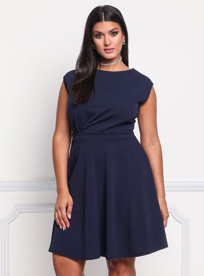 Knitted Sleeveless High Waist Dress