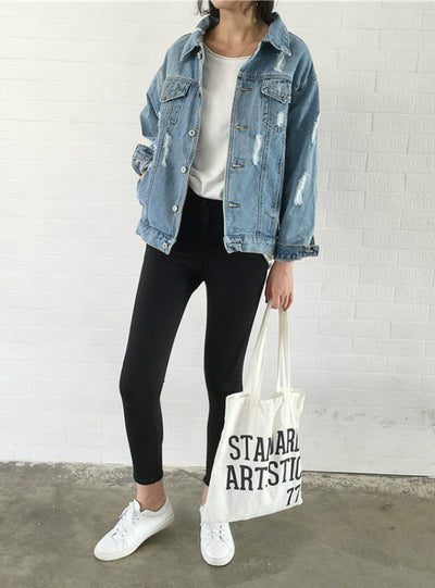 Coat Denim Jacket Women Winter Denim Jacket 