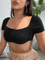 Fashion Slim Knit Top T-shirt