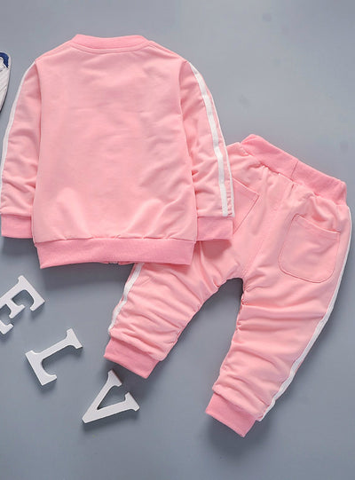 Baby Boys Girls Cotton Jacket Pants 2pcs/sets