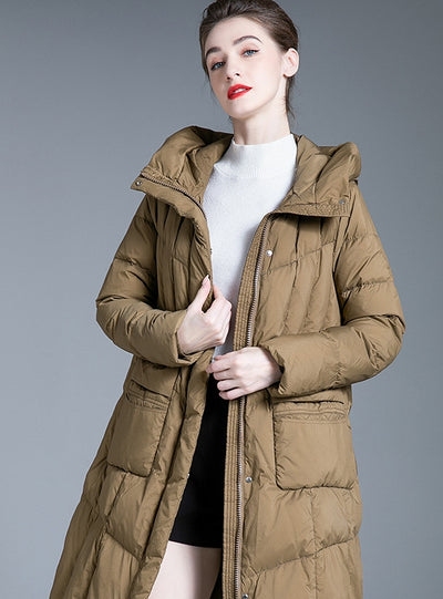 Hooded Slim Casual Fashion Warm Coat