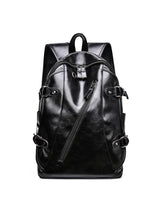 PU Backpack Large Capacity Student Bag