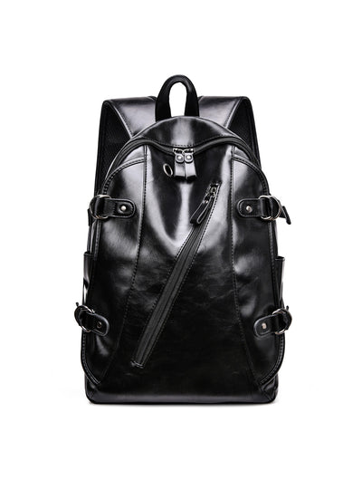 PU Backpack Large Capacity Student Bag