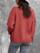 Lace Stitching Sweater Top