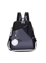 Oxford Cloth Travel Bag Contrast Color Backpack