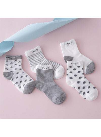 Children Socks Kids Socks Casual 5pairs/lot