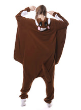 Women Brown Flying Squirrel Onesie Pajama Animal
