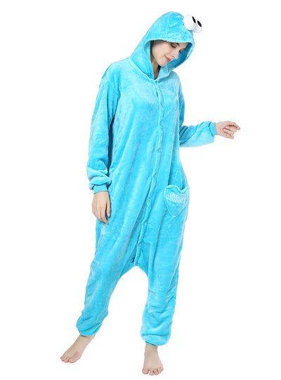 Flannel Cartoon Animal Conjoined Sesame For Men Women