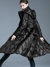 Slim-fit Padded Hooded Down Jacket