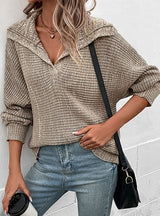 Pullover Sweater Retro Turtleneck Sweater