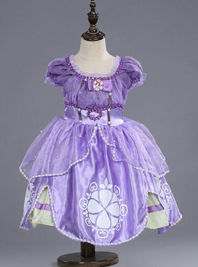 Cute Princess Sofia dress Fancy Halloween