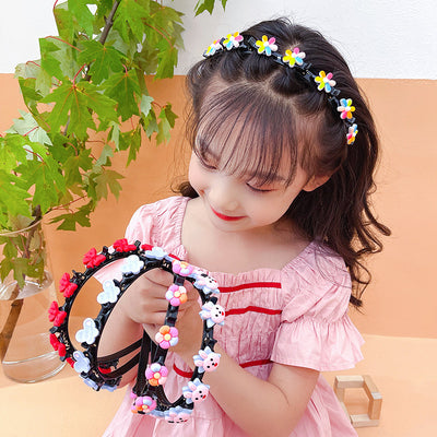 Cute Flower Hair Band for Girls Child Hair Clip