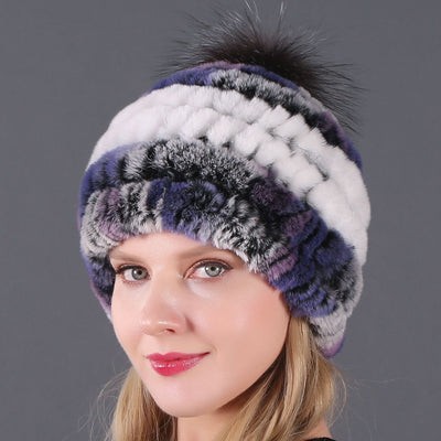 Fur Warm Wool Ball Hat Wool Hat