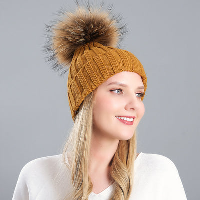 Warm Thick Korean Wool Knitted Hat