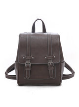 Retro Style Women's Pu Girls' Backpack