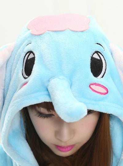 Elephont Costume Pajamas Sleepwear Onesie 