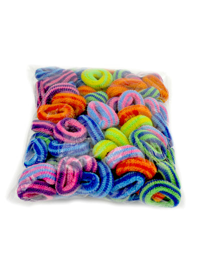 100pcs Baby Kids Girl Ponytail Holders Hair Accessories 