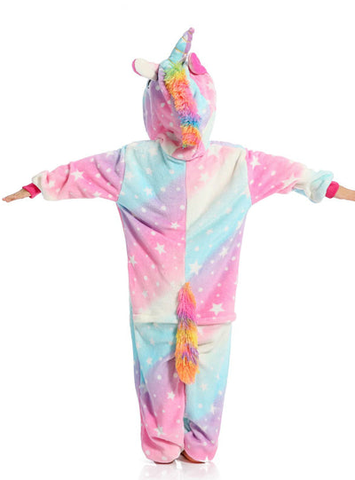 Unicorn Kigurumi Onesie Kid Pajama Animal Cartoon 