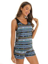 Printed Cotton Pajamas Suit