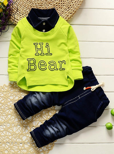 Boys Long shirt + pants Sweatshirt Clothes