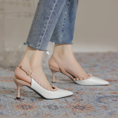 High-heeled Shoes Baotou Sandals