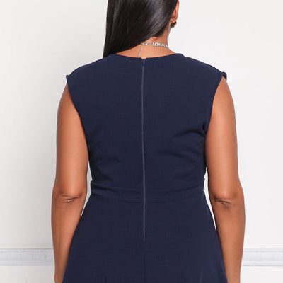 Knitted Sleeveless High Waist Dress