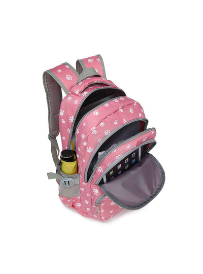 Women's Printed Backpack Student Three-piece Set