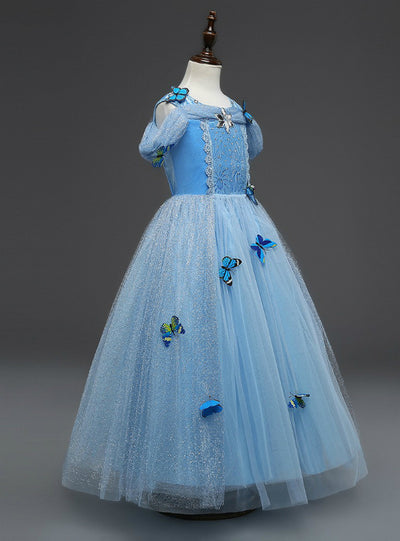 Anna Elsa Dress High-Grade Sequined Princess